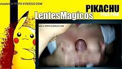 mexican college girl with glasses learns to suck, but gets cumshot