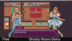 Hear those ghostly moans in anime hentai