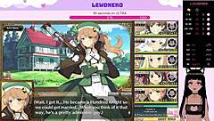 Can Cute Vtuber Lewdneko Handle Steamy Evenicle Gameplay in Part 16?