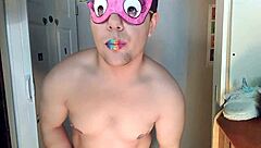 Unicorn Gay Pride With Moaning Twink Jerking Off Big Monster Cock For Sexy Cumshot.