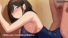 Swimming instructor anxious about her large breasts in class.