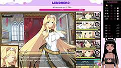 Can Cute Vtuber Lewdneko Handle Steamy Evenicle Gameplay in Part 16?