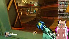 Vtuber Lewdneko Gets Spanked Playing Overwatch Part 1