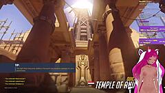 Vtuber Lewdneko Gets Spanked Playing Overwatch Part 1