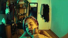 I Sucked His Dick So Deliciously. Feeling The Sloppy Blowjob With Skinny Pretty Fetish.