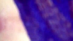 this amateur couple is fucking with huge toys at home