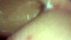 this amateur couple is fucking with huge toys at home