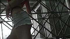 Is Sonya teasing you with her natural tits?