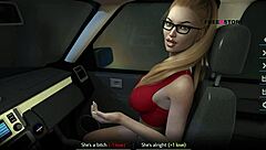 Wow, Aby’s blowing Alex in the car and swallowing every drop!