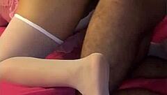 Playing with my submissive wife doll