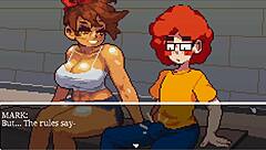 Muscular Girl Sucks Cock After Gym Training