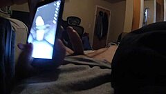 she eagerly sucks that dick from pov, swallowing cum in mouth.