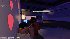 Demon Fucks One of His Hot Fans on Roblox in Wild Missionary Creampie