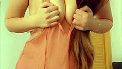 Hot Spanish amateur in sexy lingerie masturbating for March 2020 vids!