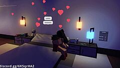 Demon Fucks One of His Hot Fans on Roblox in Wild Missionary Creampie
