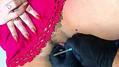 I changed my piercing and gave it to the tattoo artist