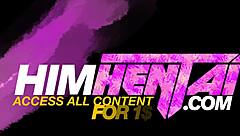 Twin stepsisters tricked into hentai sex