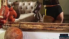 arab model fatima kojima with big round ass strips naked for playboy shoot