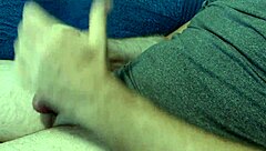 Caucasian Guy Jacks Off While Watching Asian Gay Sex Videos Intensely.