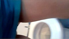 greta goes to the bathroom, farts, then gets sexy under the blanket