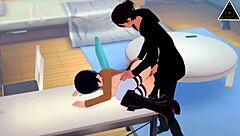 Koikatsu mikasa eren have wild sex anime uncensored!