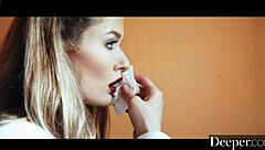 Deeper Mia Melano Shows Kinky Talents in Bound Lingerie Scene