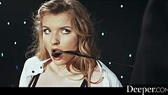 Deeper Mia Melano Shows Kinky Talents in Bound Lingerie Scene