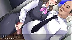 Pretty office beauty has secret date with boss