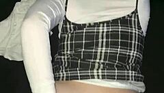 she prepares for family dinner with a big black cock