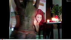 i'm maribel zambrano showing my big tits on twitcam part3