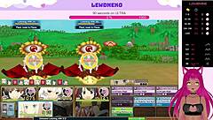 Vtuber Lewdneko Moans During Evenicle Creampie Scene.