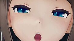 ¡Guau, mira a MAYA de Kantai Collection anime poniéndose salvaje y cachonda!