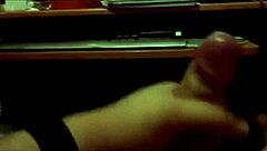 An amateur engages in a solo masturbation session.