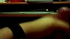 An amateur engages in a solo masturbation session.