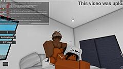 Primera vez amateur morena doblada en perrito