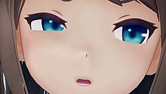 ¡Guau, mira a MAYA de Kantai Collection anime poniéndose salvaje y cachonda!