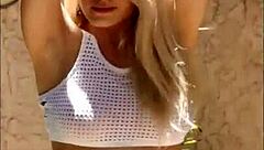 Liz Ashley's retro 2015 shoot captures her stunning blonde curves