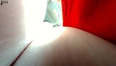 Unaware Giantess Tiny 18+ Man Hides In Huge Tits