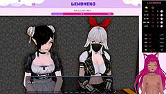 Vtuber Lewdneko Plays Harem Hotel Part 18 With Intense Moaning And Big Tits