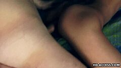 i watched this skinny babe give her ass for a drill