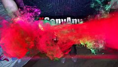 Submissive Stranger In Dress And Stockings Boldly Bent Over Doggy