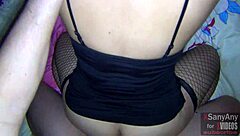 Submissive Stranger In Dress And Stockings Boldly Bent Over Doggy