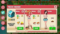 Nutaku booty farm hentai game part 08 with ass flashing brunette sex