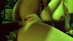 Slim Blonde Rides Cock Sideways Anal Style!