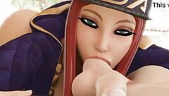 akali's perfect body getting fucked hard in this hentai scene?