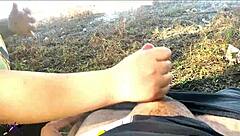 Public Blowjob at the Lake with Latina Girlfriend!