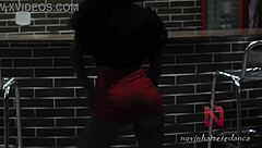 yo, watch this slut dancing and throwing her ass to the wall, wanna join?