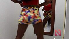 yo, watch this slut dancing and throwing her ass to the wall, wanna join?