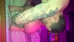 Slut enjoys butt used for cum dumping