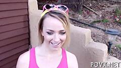 Jennifer White sucks and fucks in teen stream